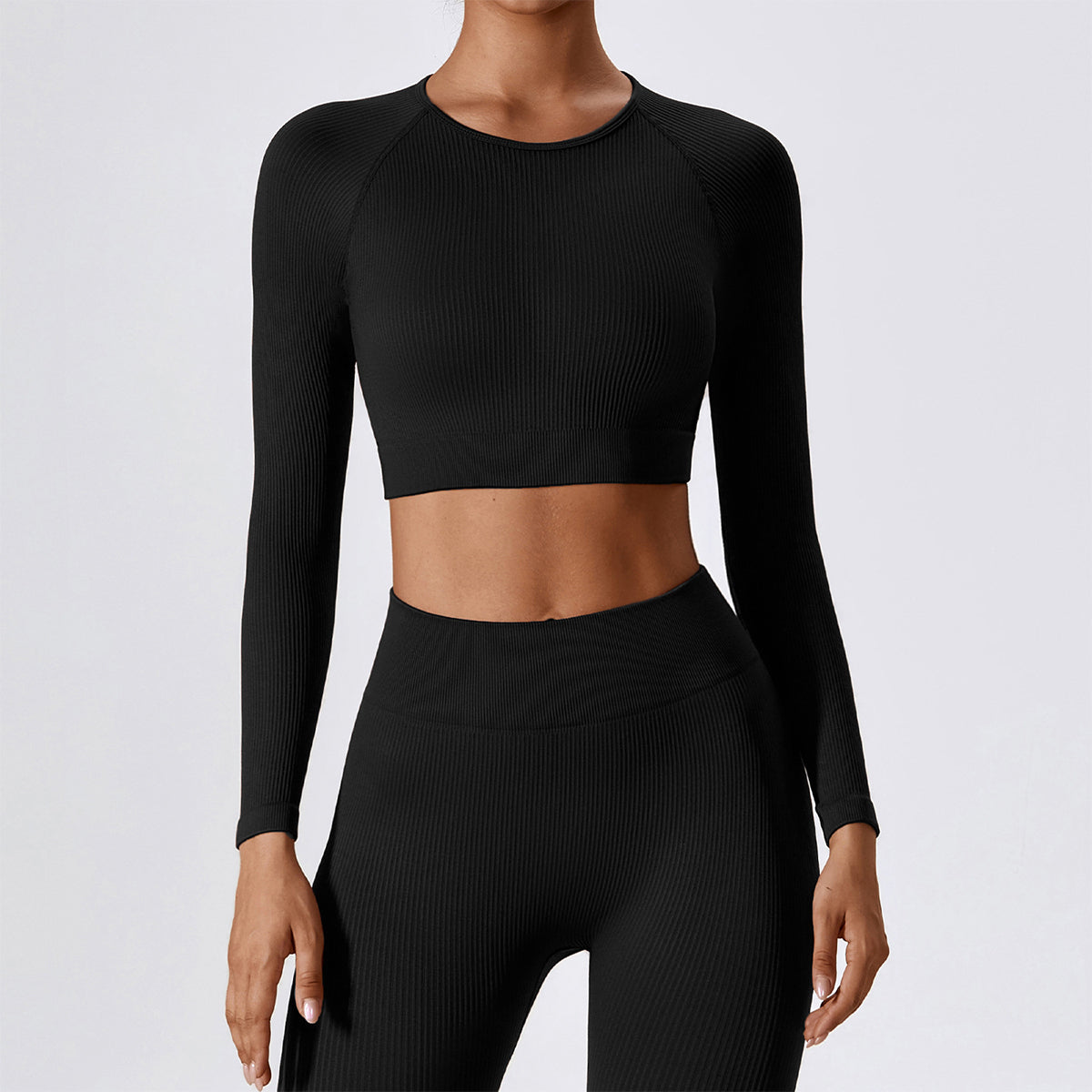 Seamless Long Sleeve Sports Top