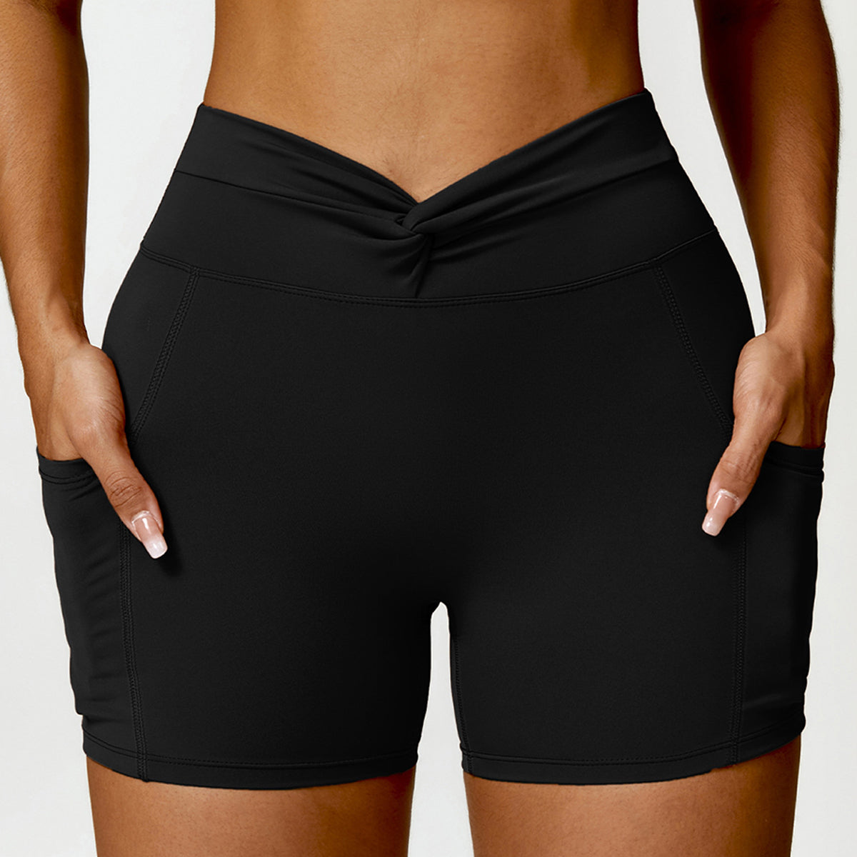 Twisted Yoga Biker Shorts