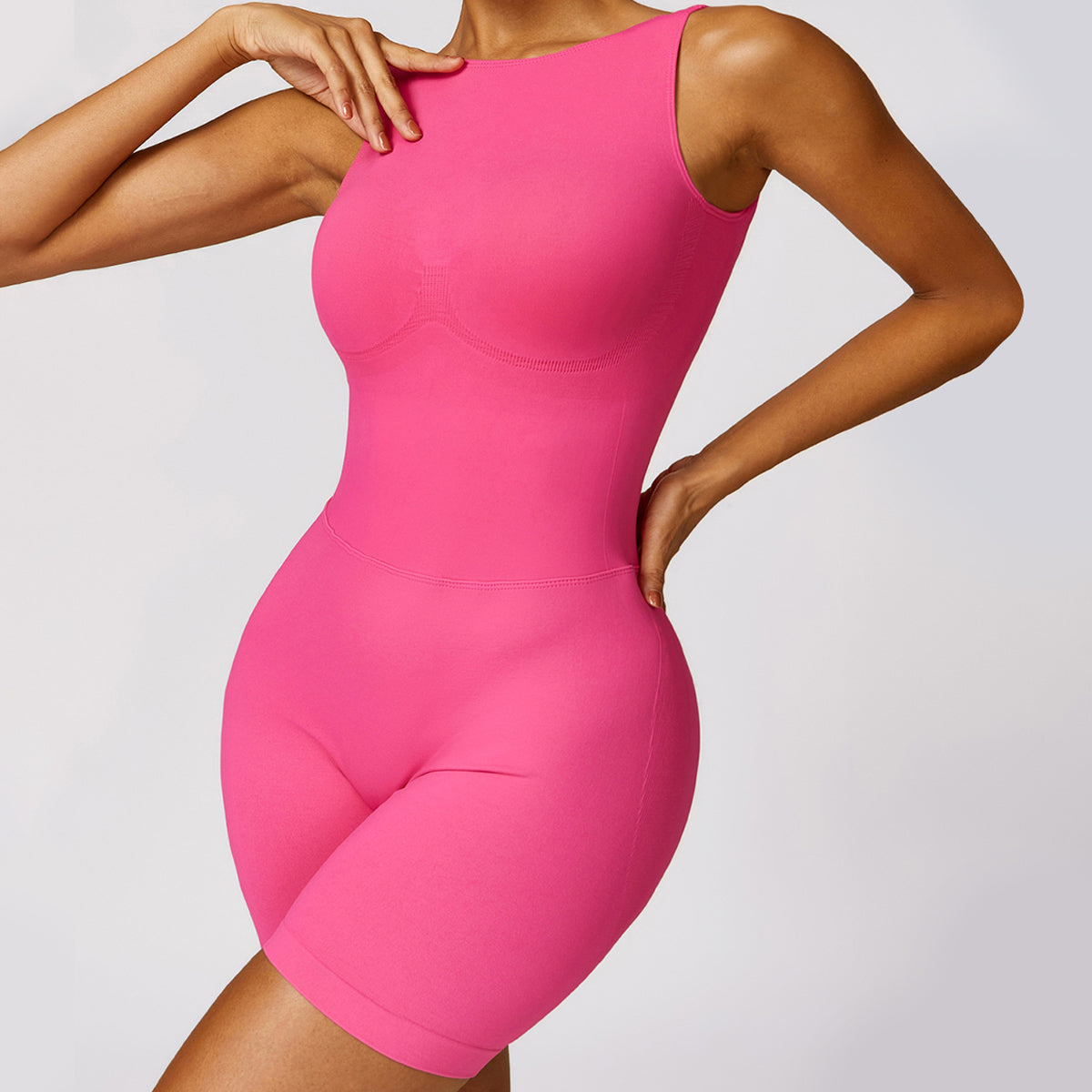 Seamless Backless Yoga Romper