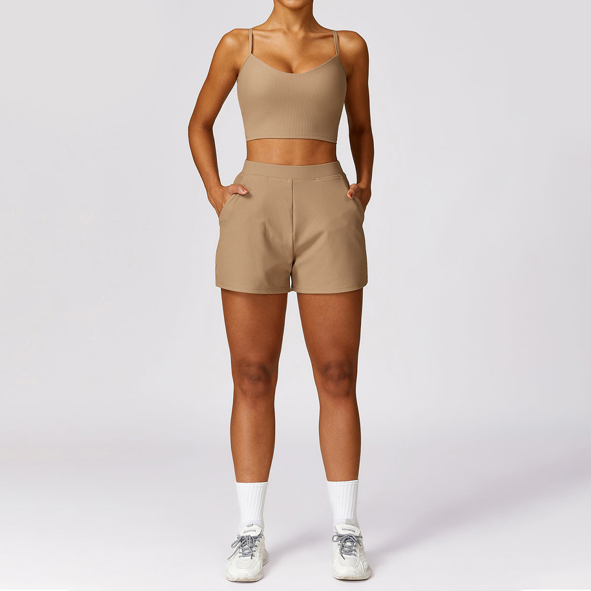 Rib Casual Sport Shorts