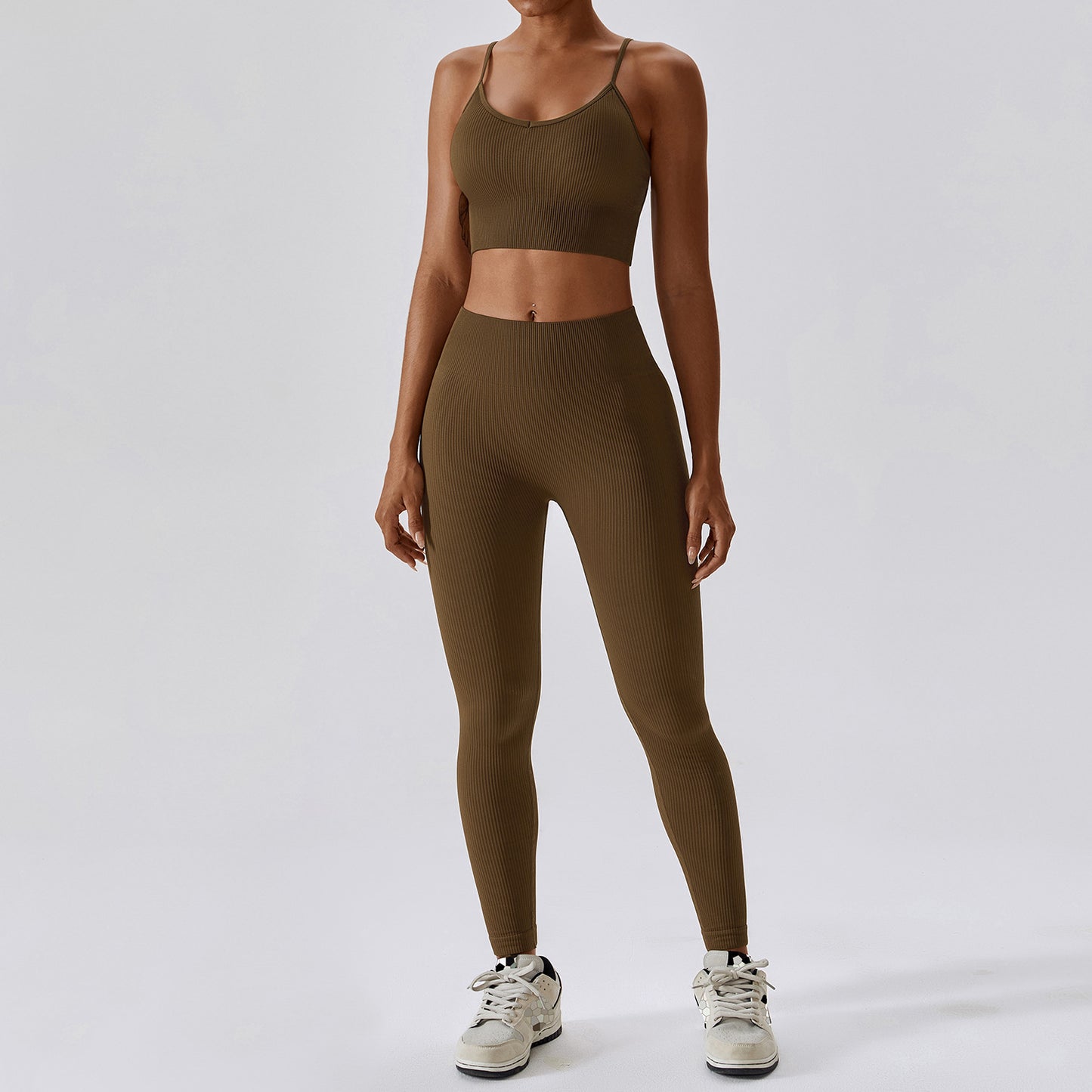 Seamless Workout Tank Top & Leggings Set