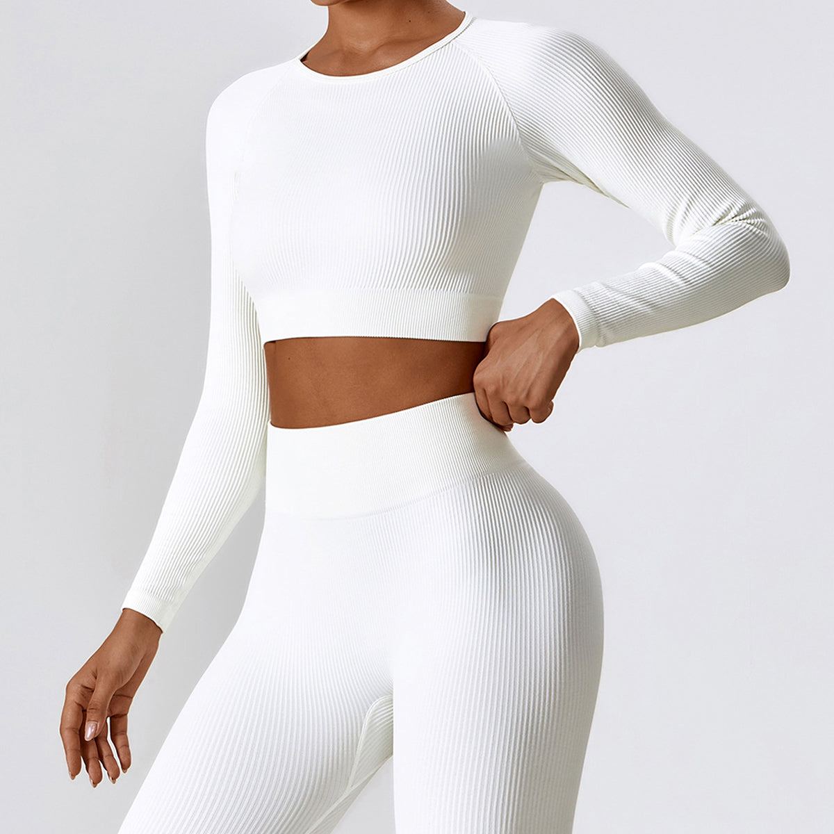 Seamless Long Sleeve Sports Top