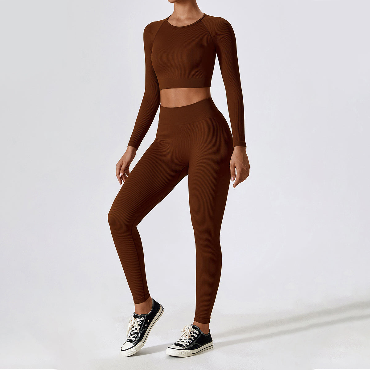 Seamless Long Sleeve Sports Top