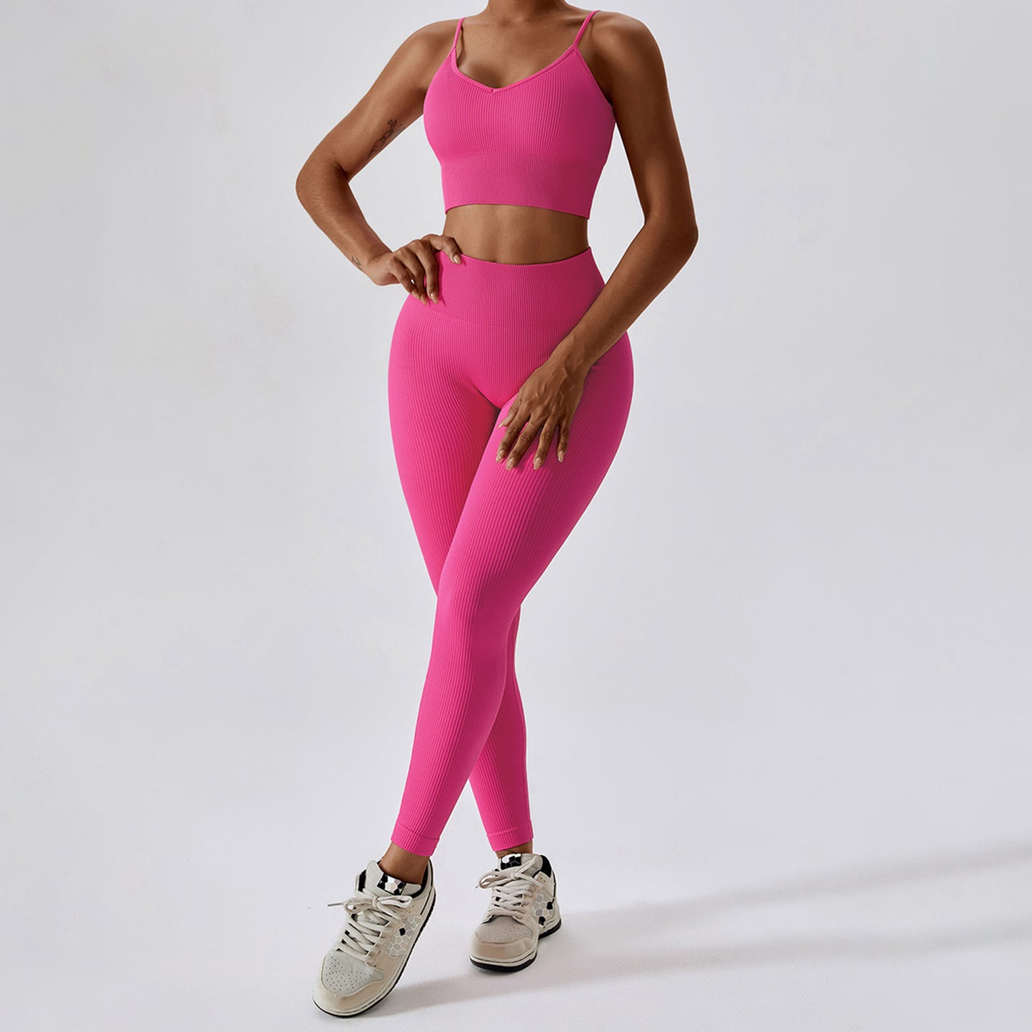 Seamless Workout Tank Top & Leggings Set