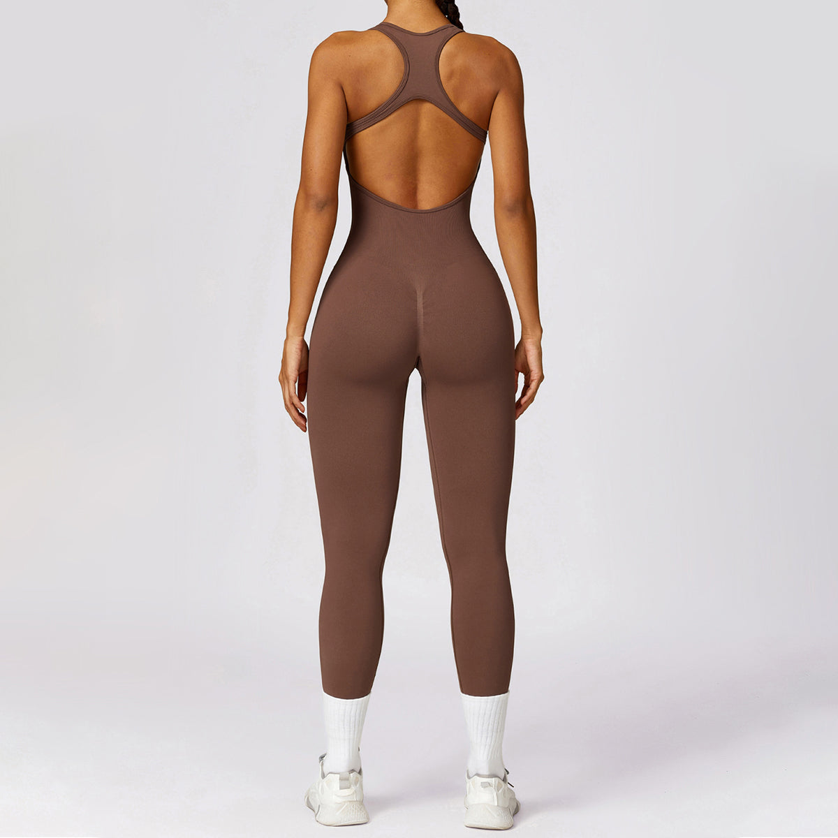 Seamless Cut Out Yoga Jumpsuit - Riza