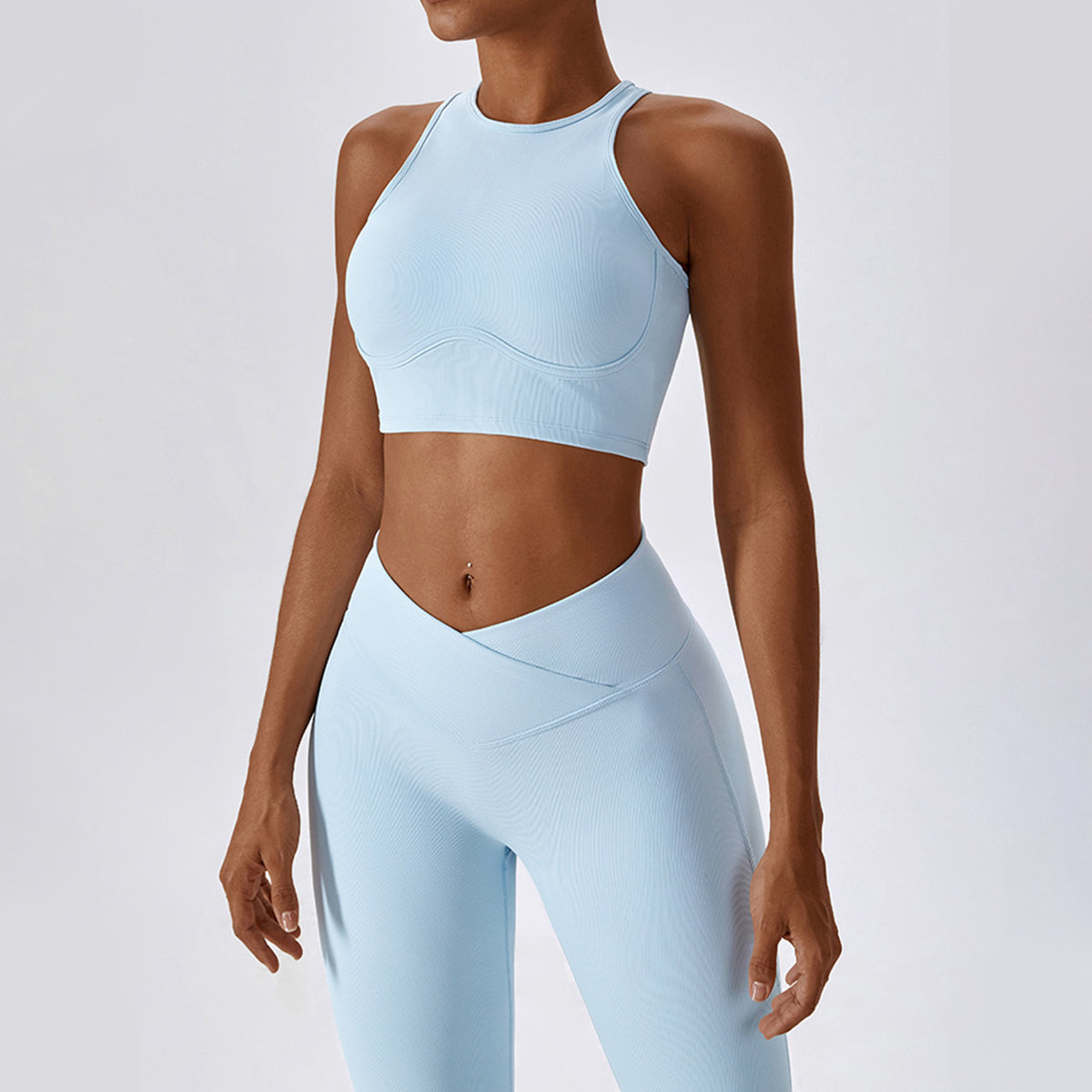 Racerback Cut Out Sports Bra