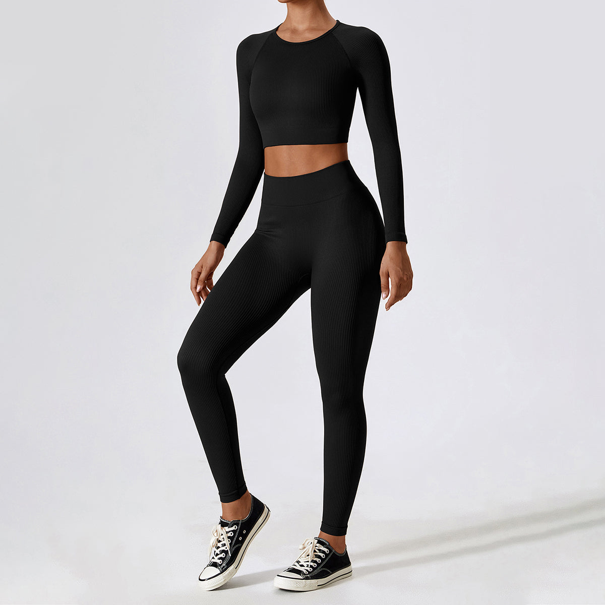 Seamless Long Sleeve Sports Top