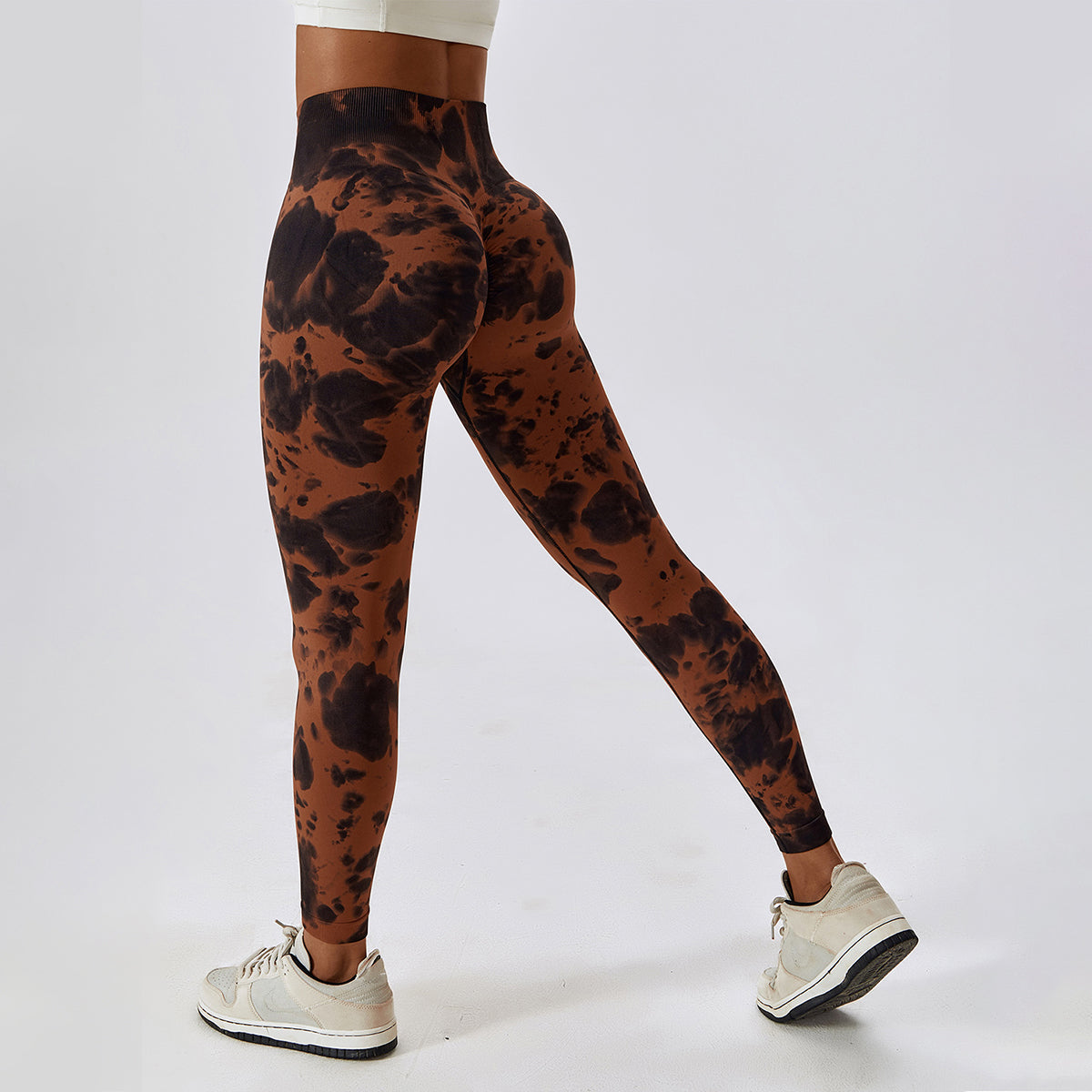 Tie-Dye Seamless High Waisted Leggings