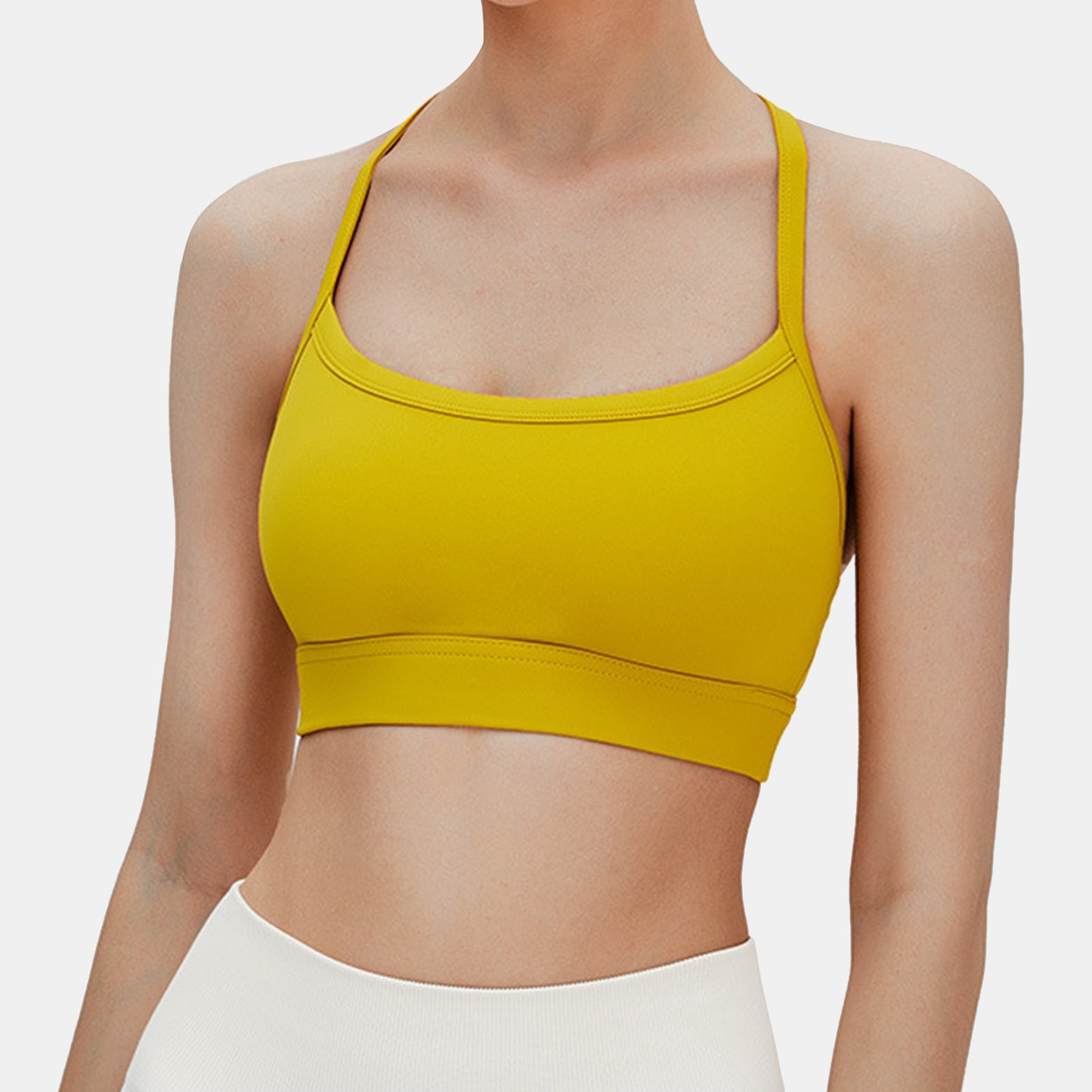 Halter Sports Bra - Terra