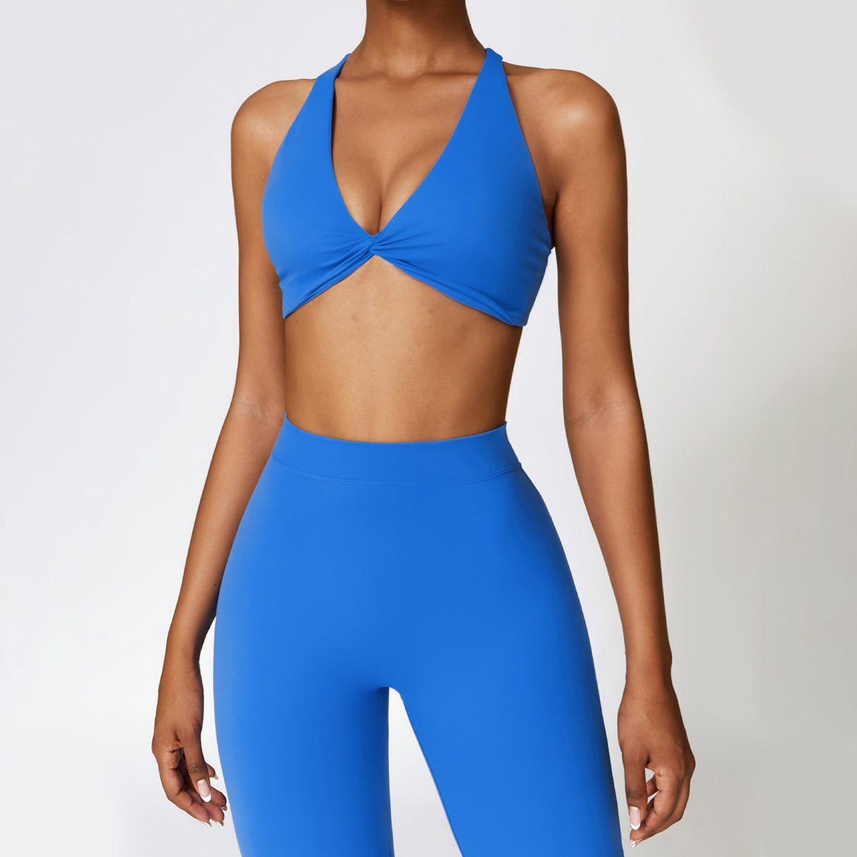 Twisted Crisscross Backless Sports Bra - Miloslaw