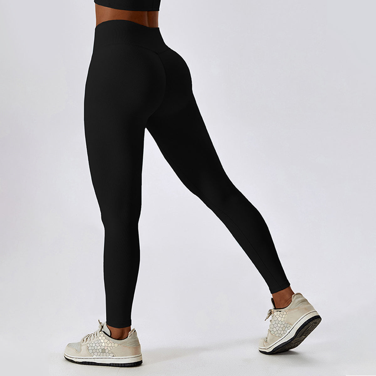 V Cross Rib Leggings