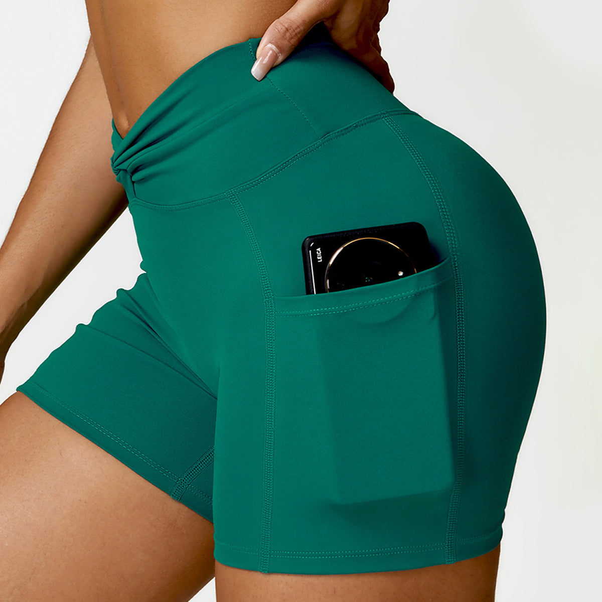 Twisted Yoga Biker Shorts