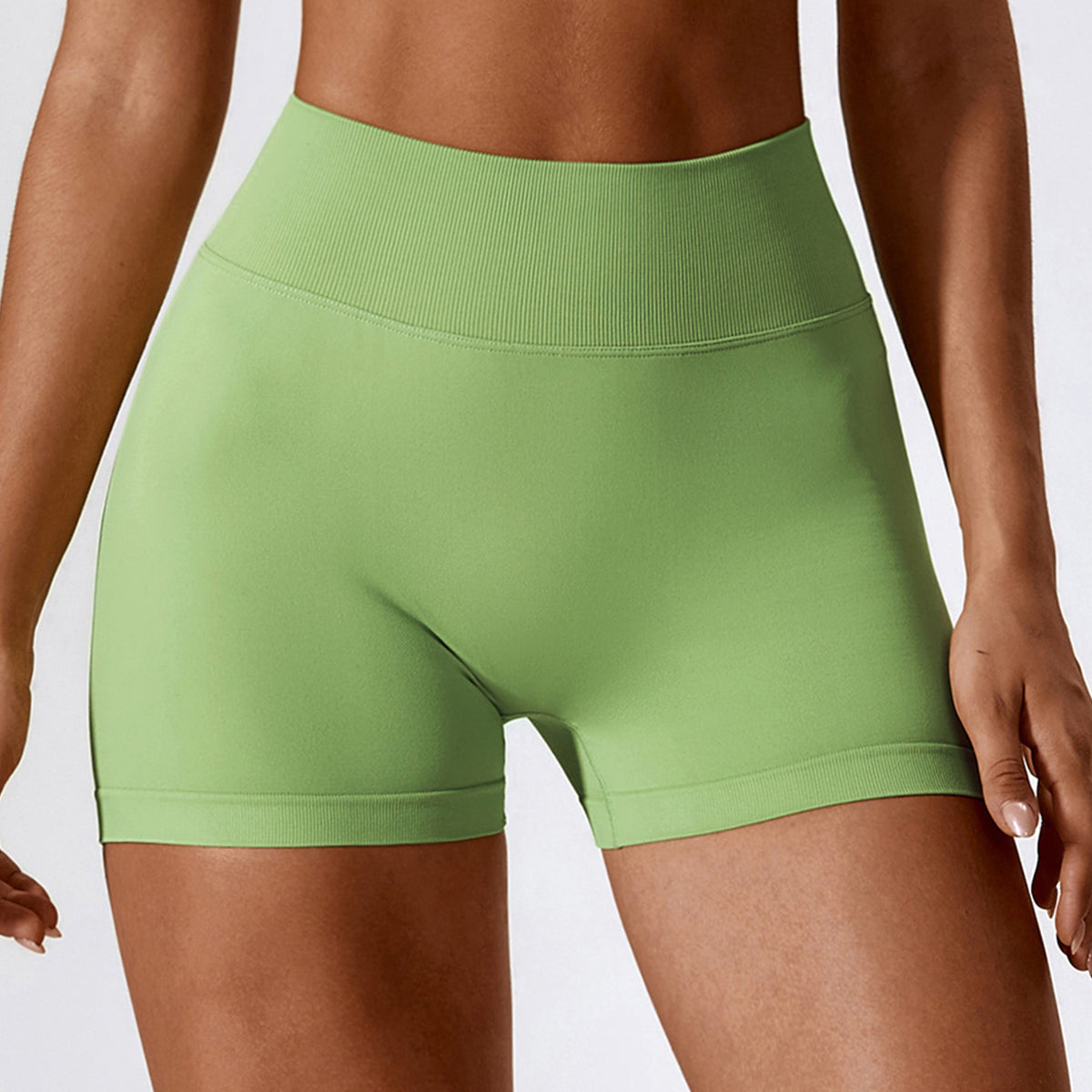 Seamless V Back Butt Lifting Sport Shorts