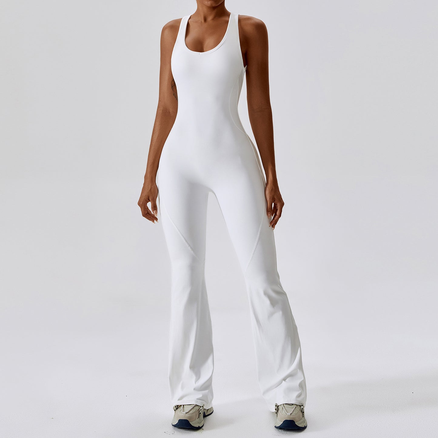 Cut Out Workout Jumpsuit