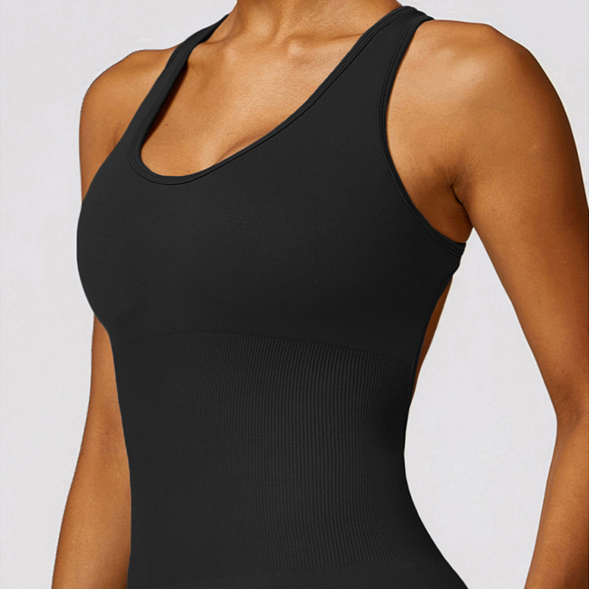 Seamless Cut Out Yoga Jumpsuit - Riza