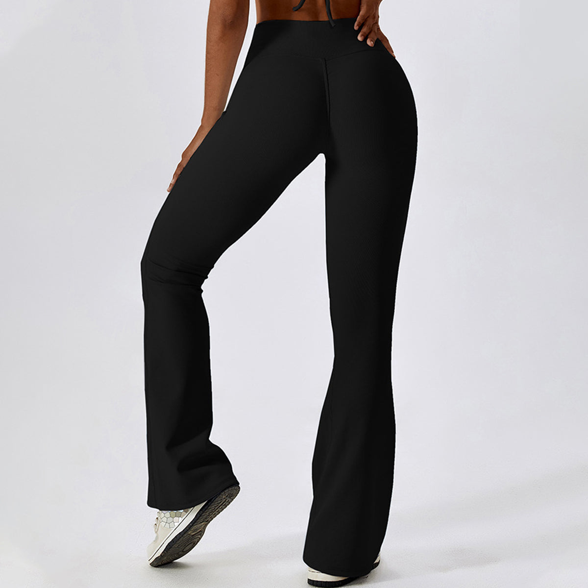 V Cross Flare Leggings