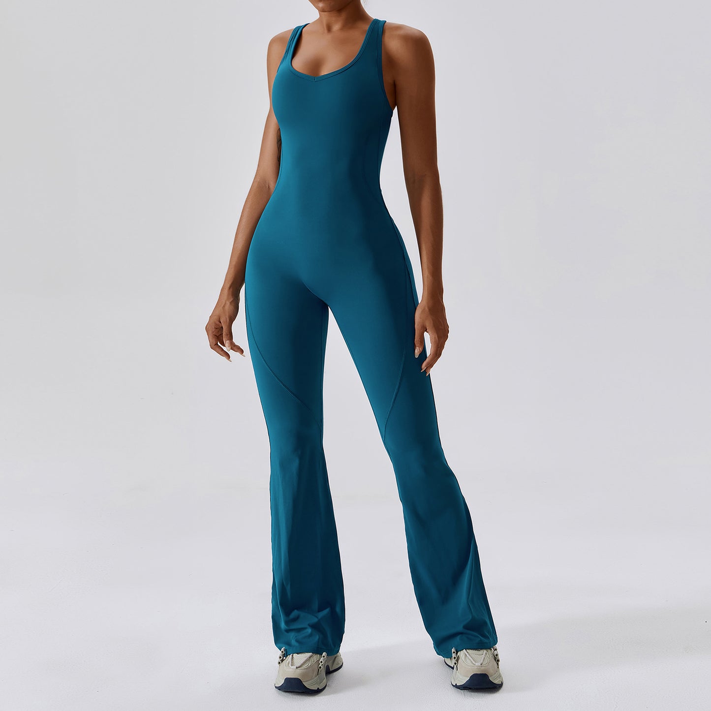 Cut Out Workout Jumpsuit