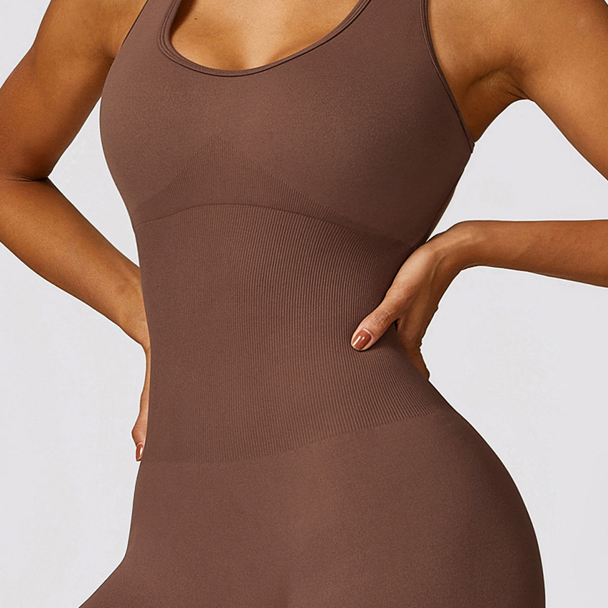 Seamless Cut Out Yoga Jumpsuit - Riza