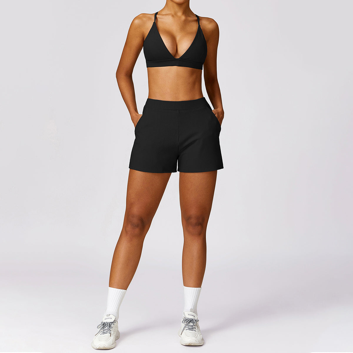 Rib Casual Sport Shorts