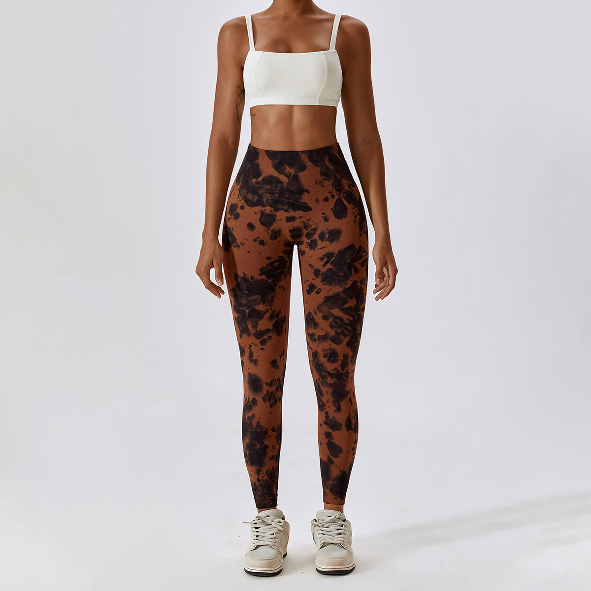 Tie-Dye Seamless High Waisted Leggings