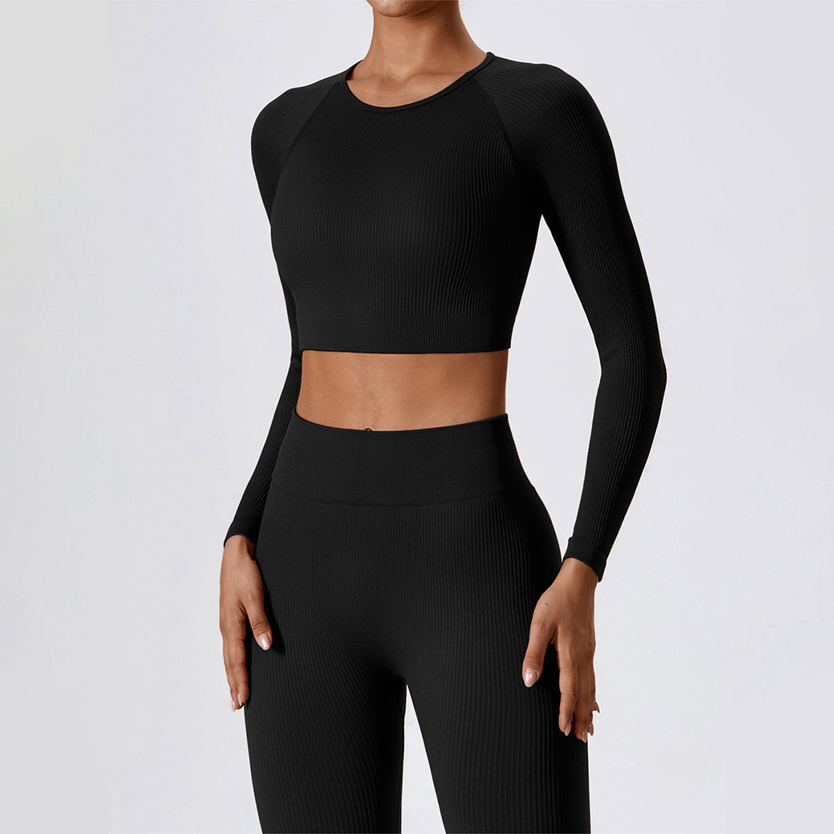 Seamless Long Sleeve Sports Top