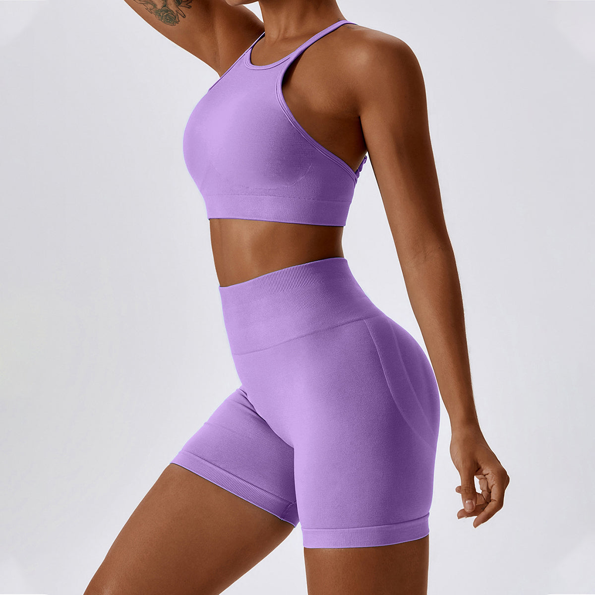 Seamless Cut Out Yoga Tank Top - Rosemonde