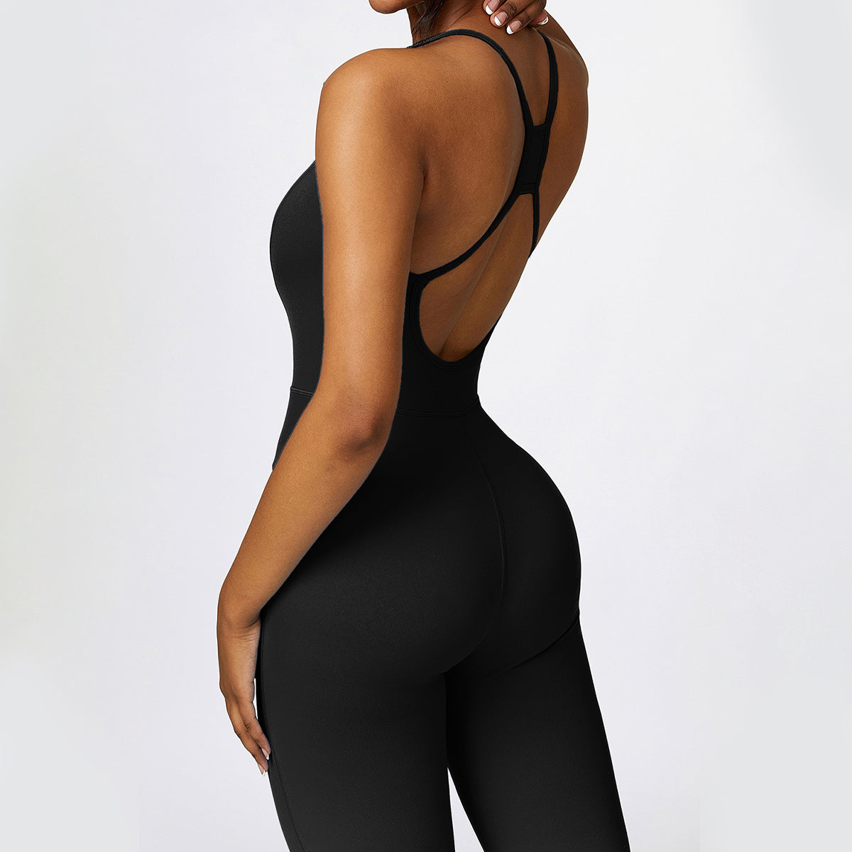 Cut Out Yoga Jumpsuit - Ikram