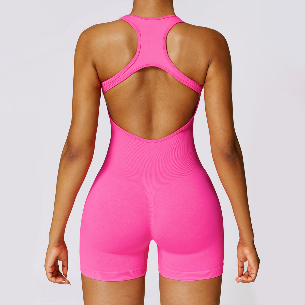 Seamless Cut Out Yoga Romper - Riza