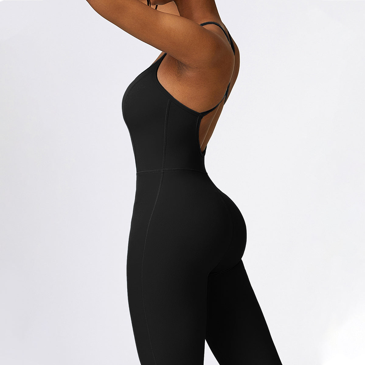 Cut Out Yoga Jumpsuit - Ikram