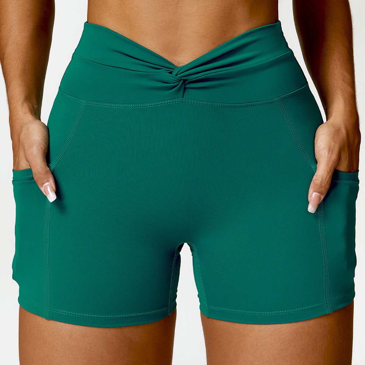 Twisted Yoga Biker Shorts