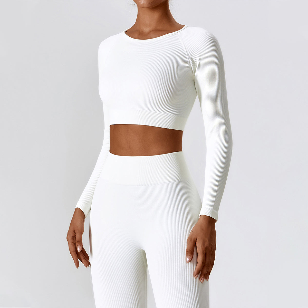 Seamless Long Sleeve Sports Top