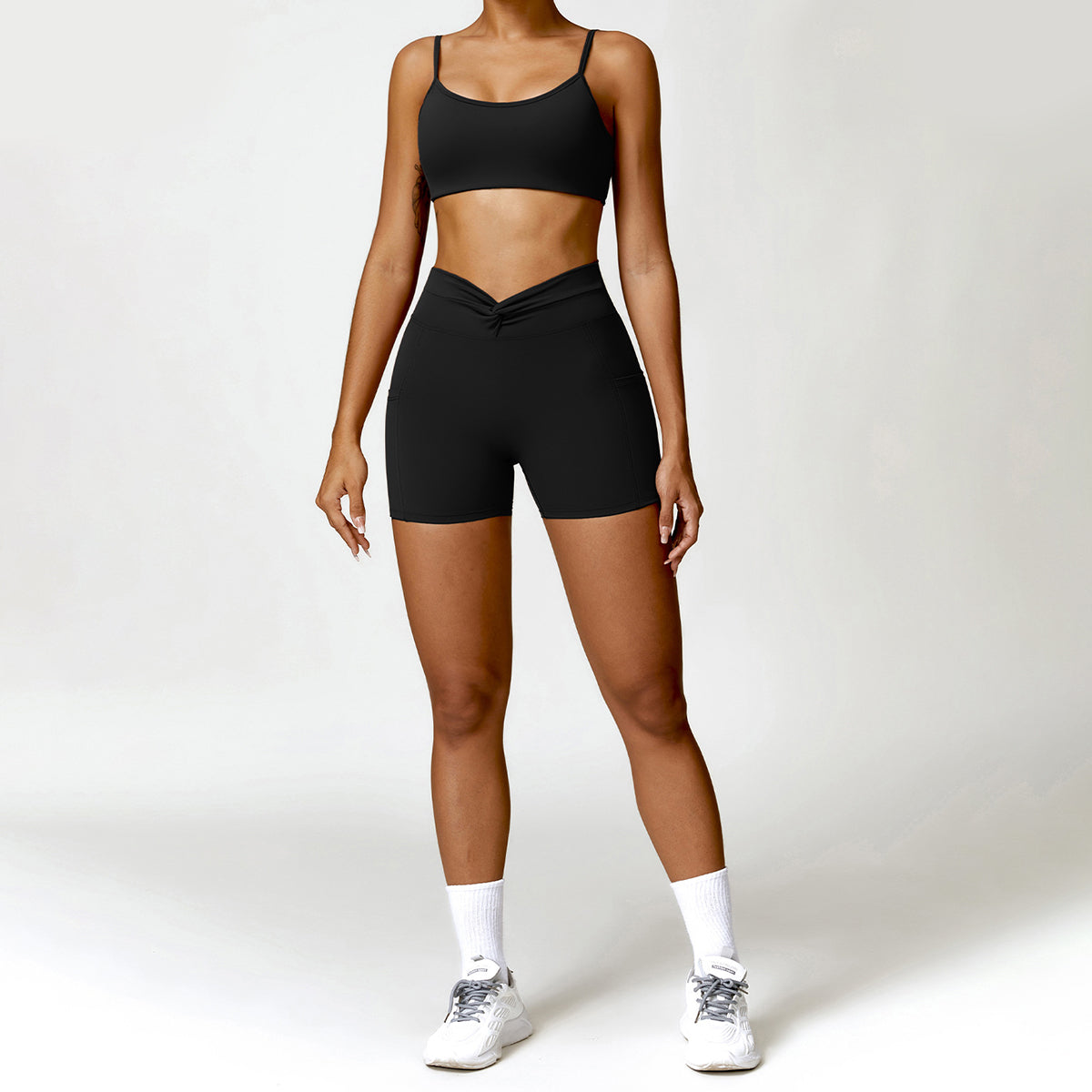 Twisted Yoga Biker Shorts