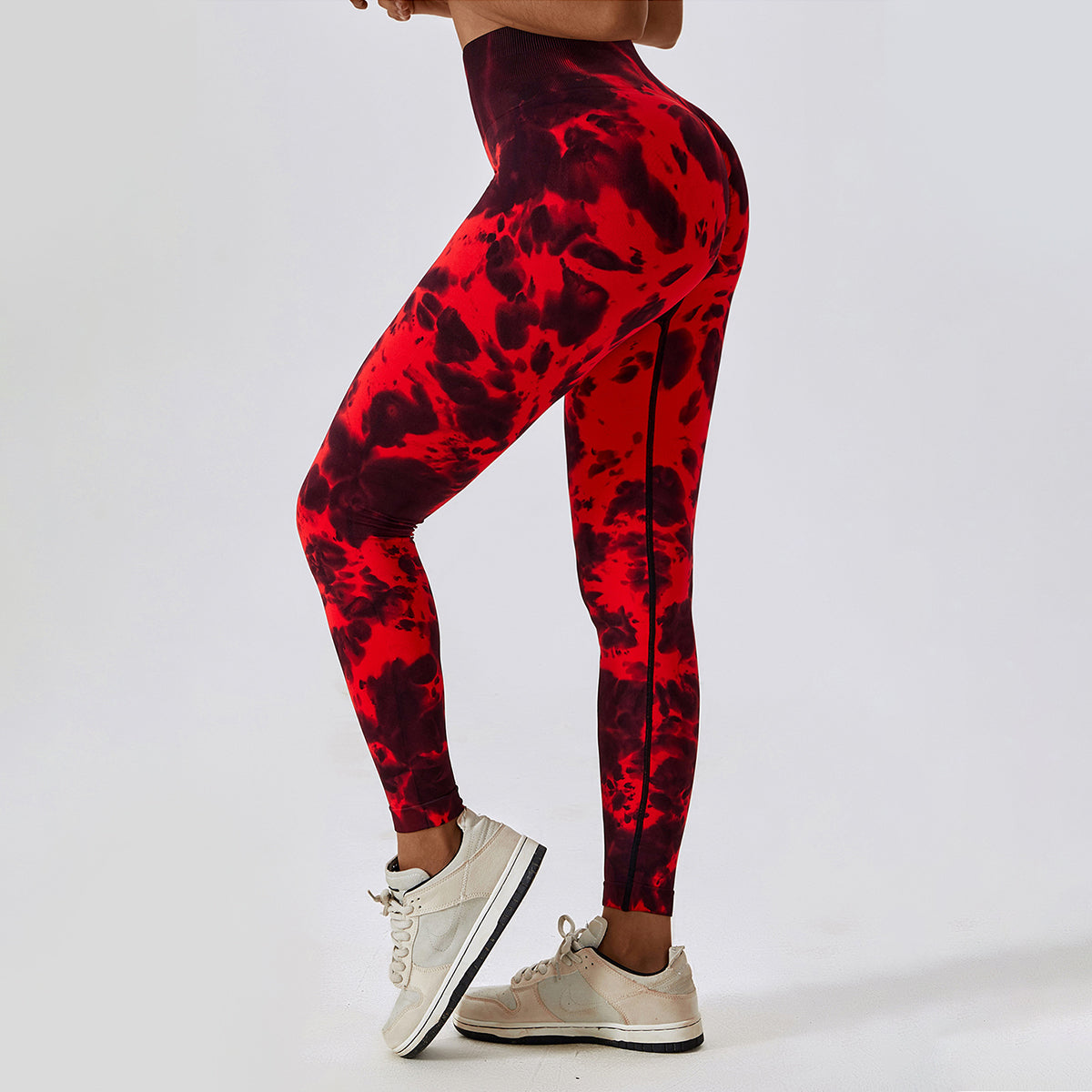 Tie-Dye Seamless High Waisted Leggings