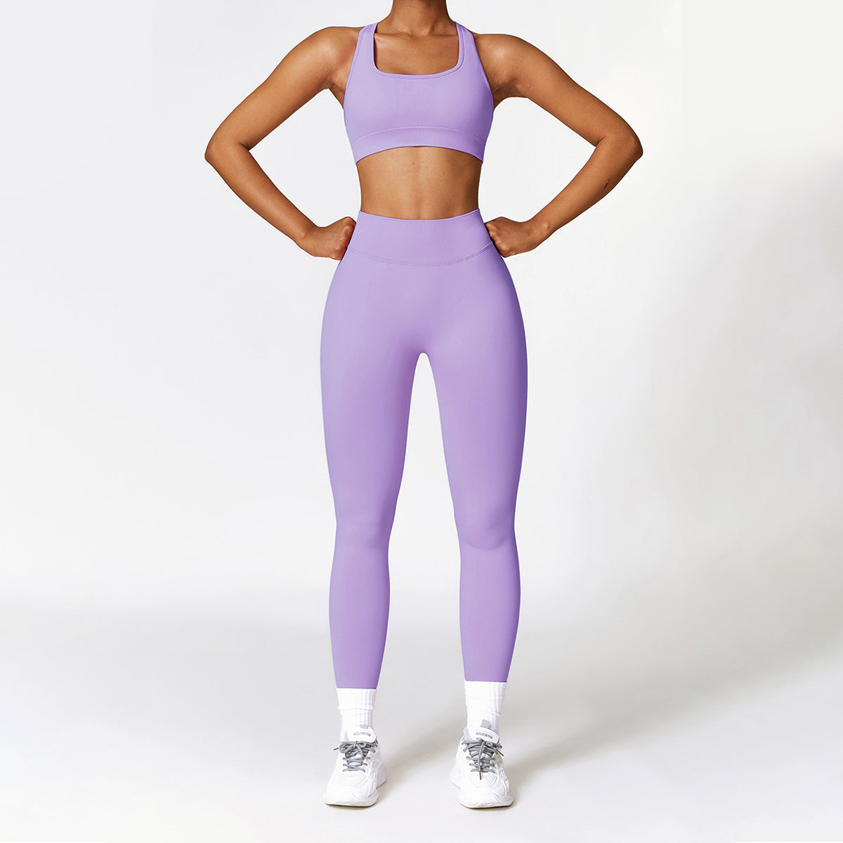 Seamless V Back Butt Lifting Sport Leggings