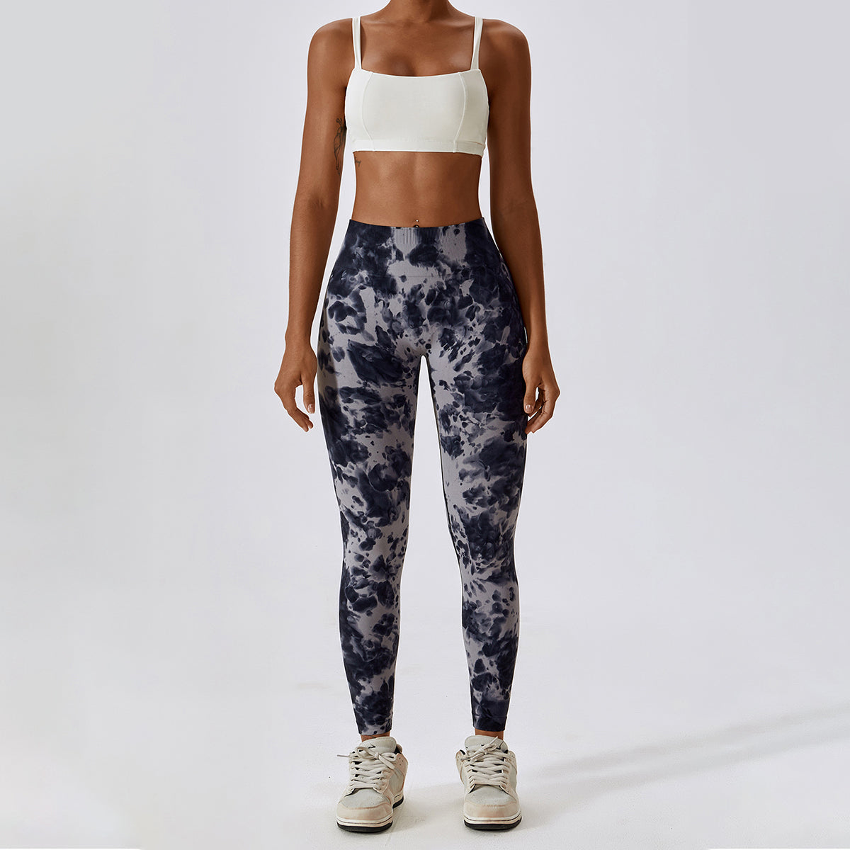 Tie-Dye Seamless High Waisted Leggings