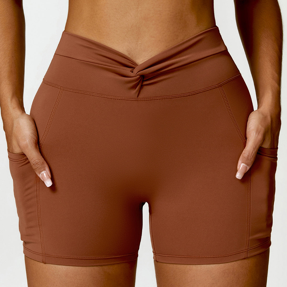 Twisted Yoga Biker Shorts