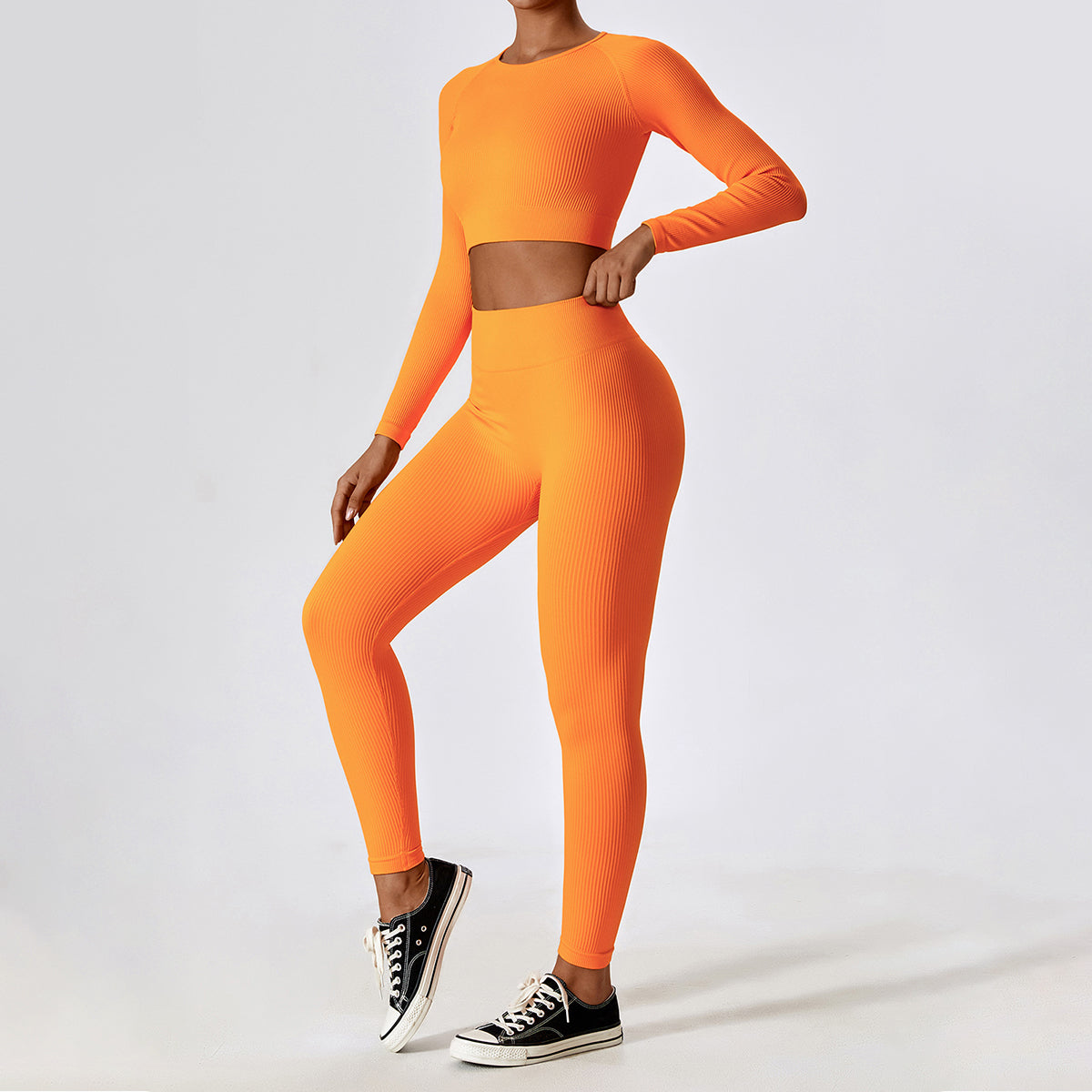 Seamless Long Sleeve Sports Top