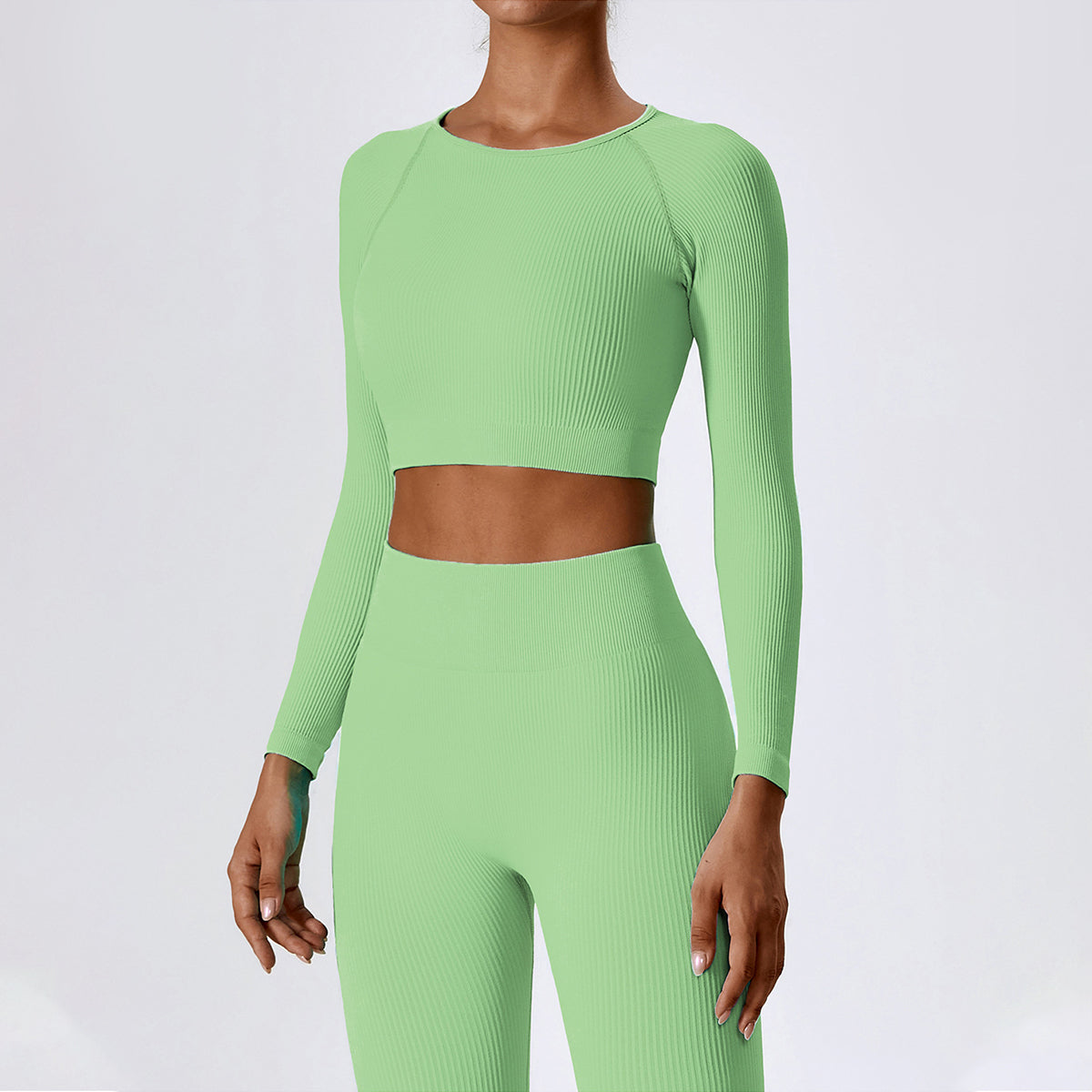 Seamless Long Sleeve Sports Top