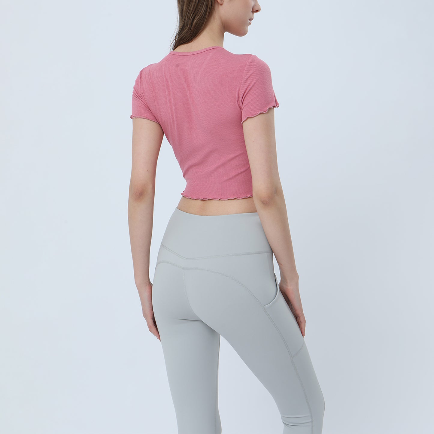 Ruched Yoga Sports Top