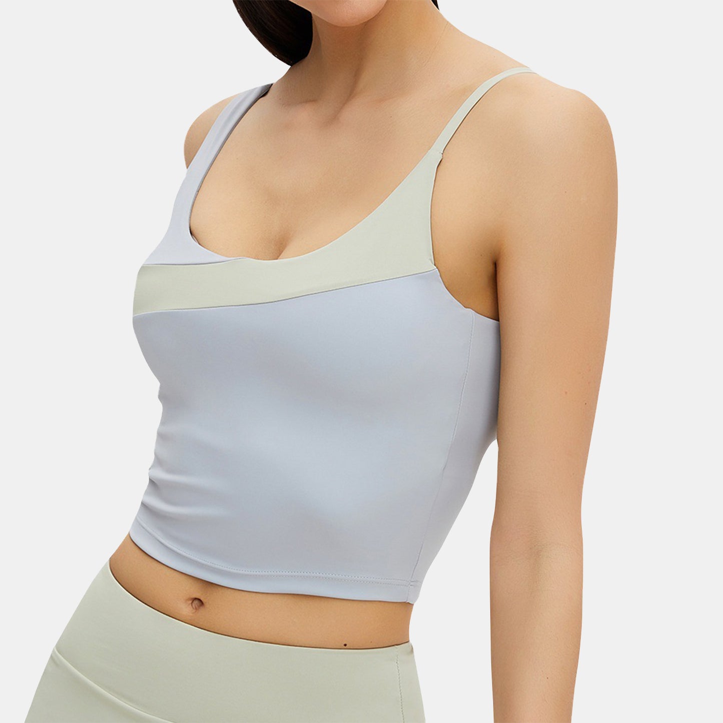 Color Block Cropped Top - Priscila