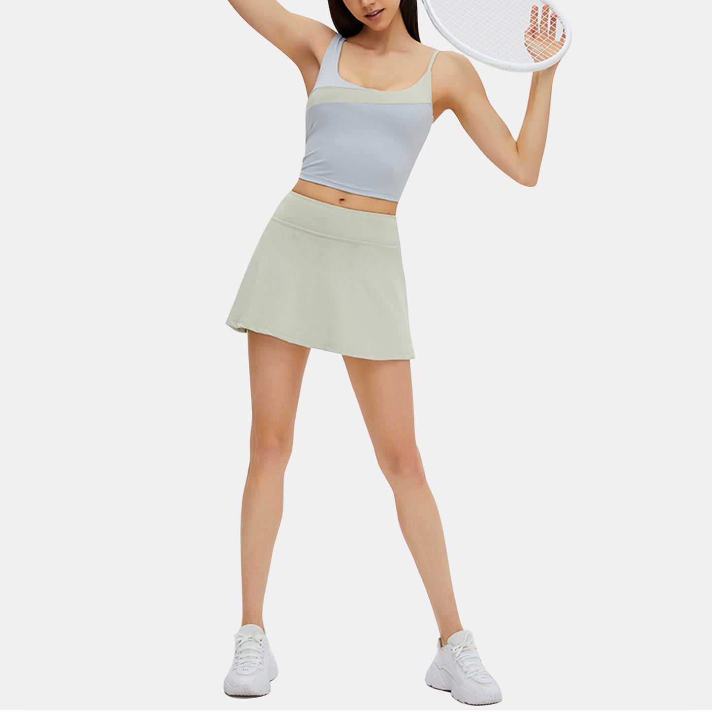 Color Block Cropped Top - Priscila