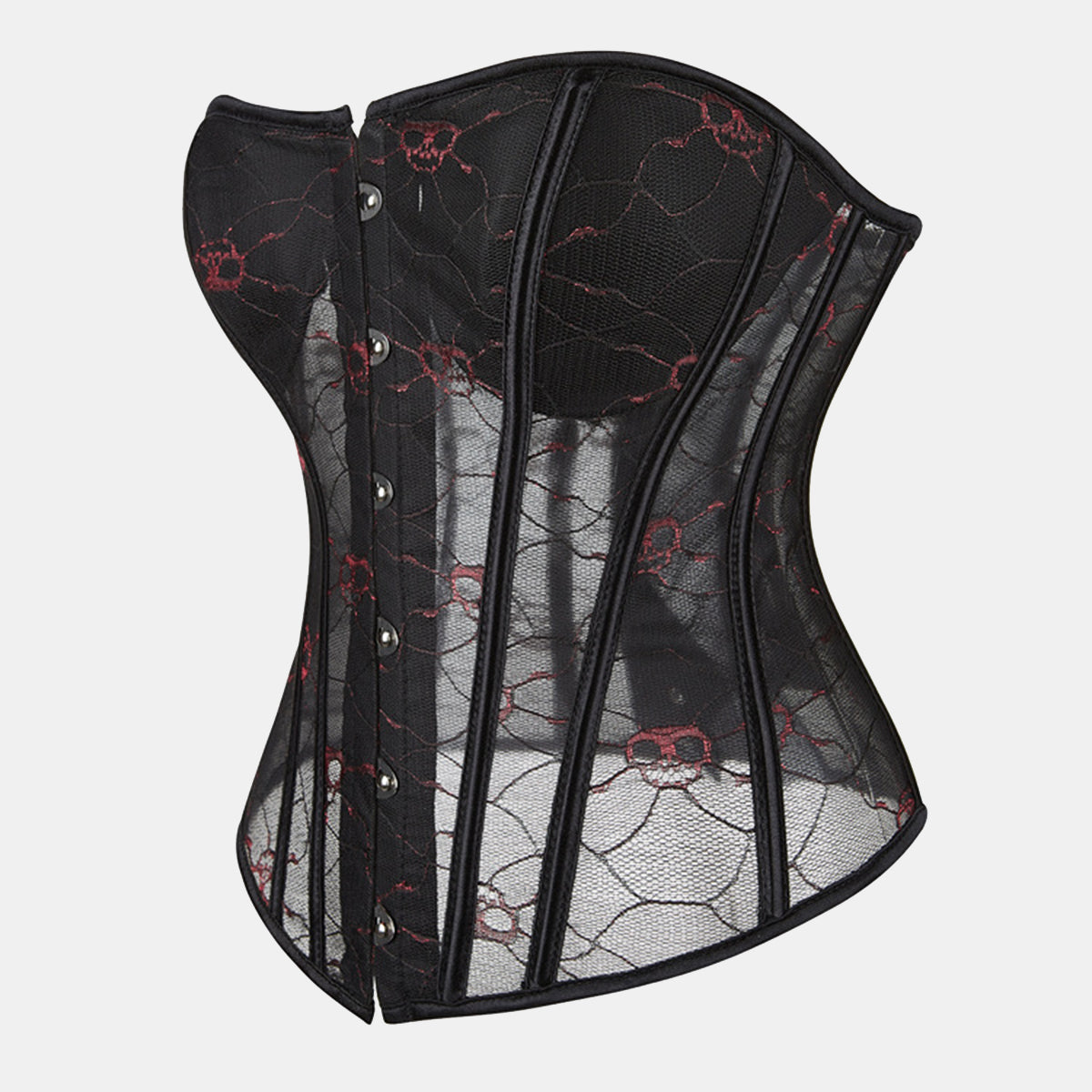 Mesh Overbust Corset - Alexis