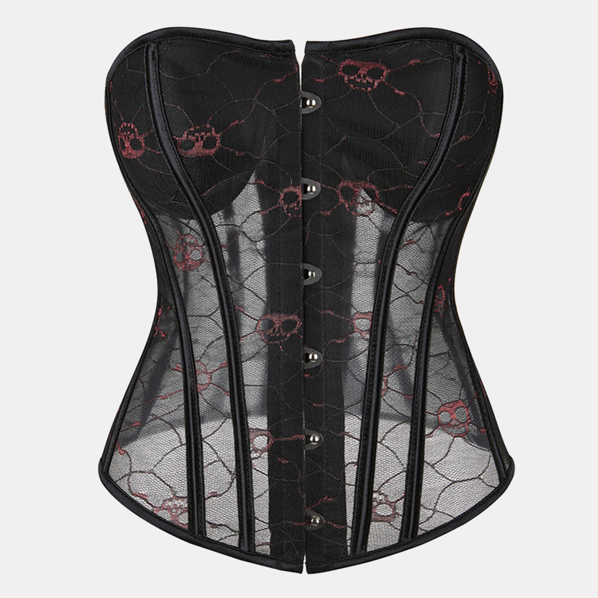 Mesh Overbust Corset - Alexis