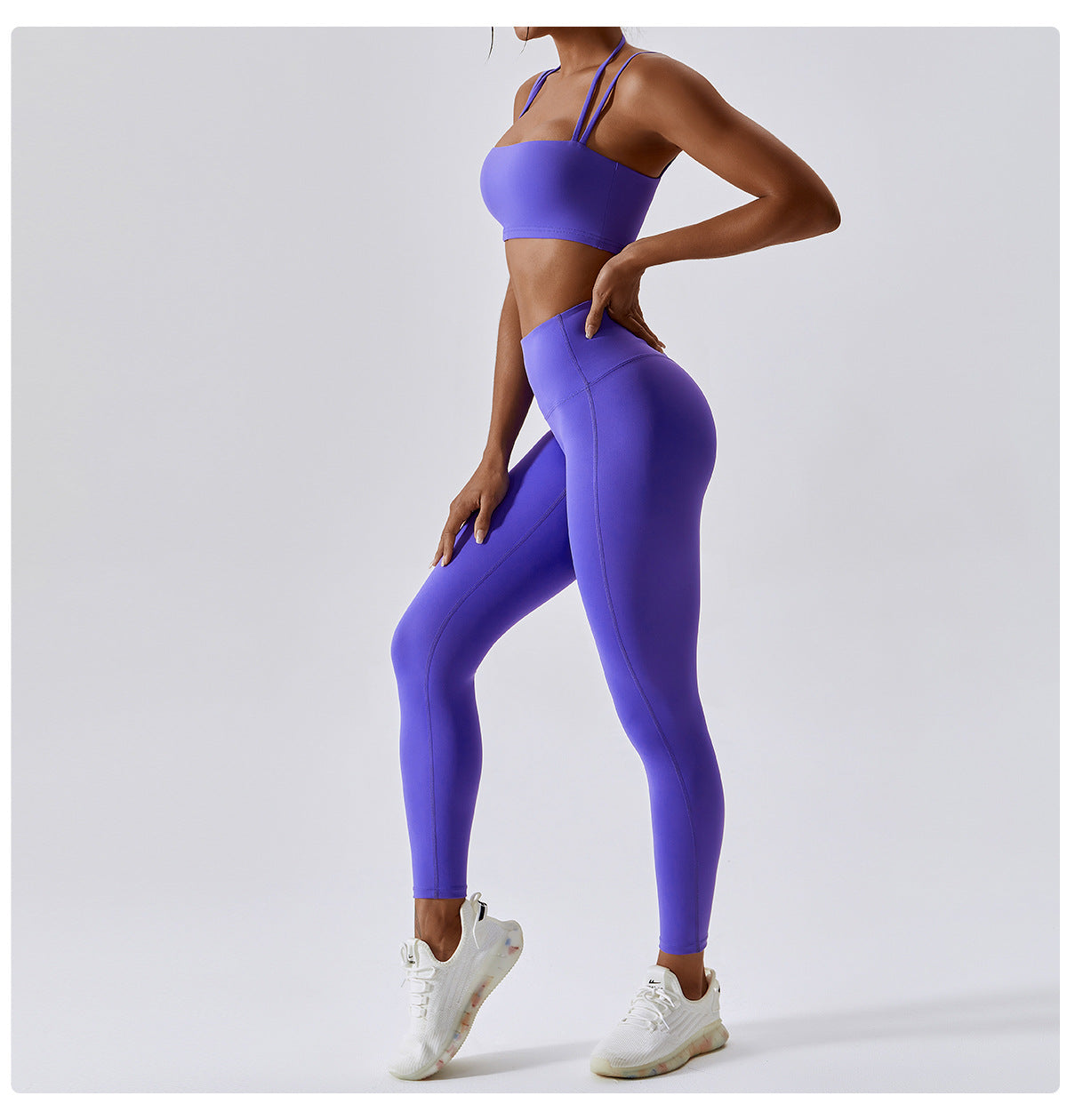 Double Straps Yoga Bra & Leggings Set