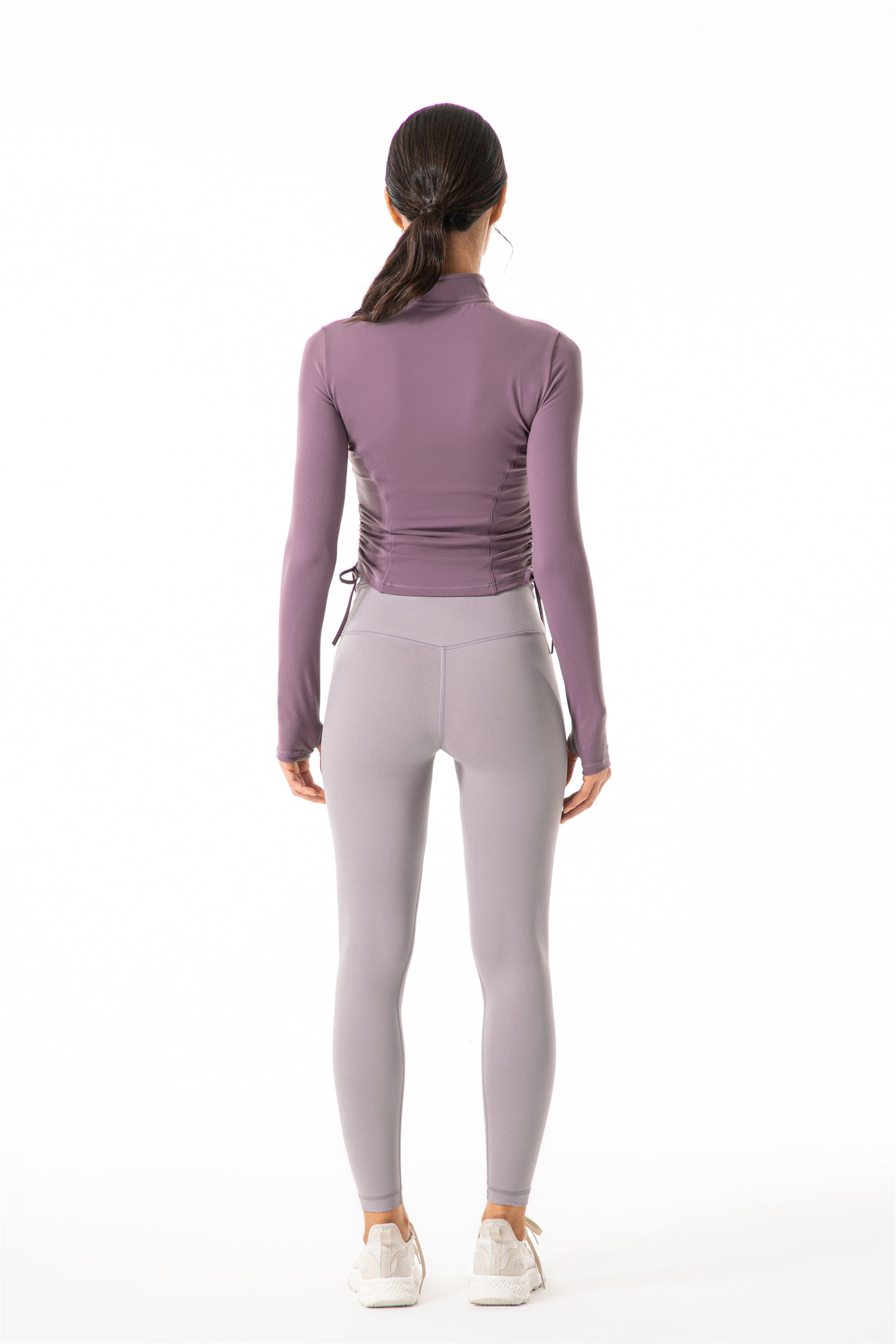 Stand Collar Full Zip Yoga Jacket