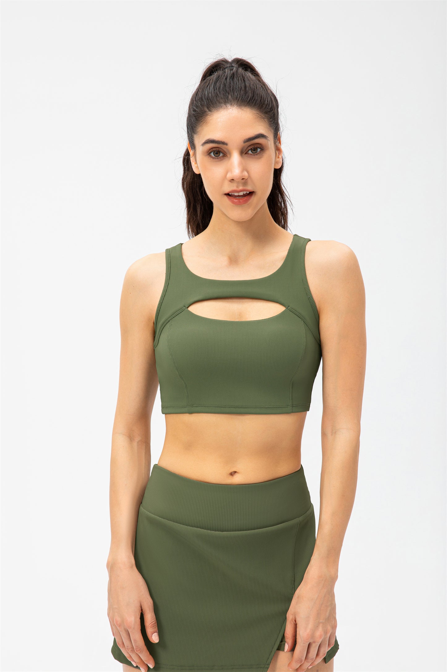 Cut Out Yoga Sports Bra