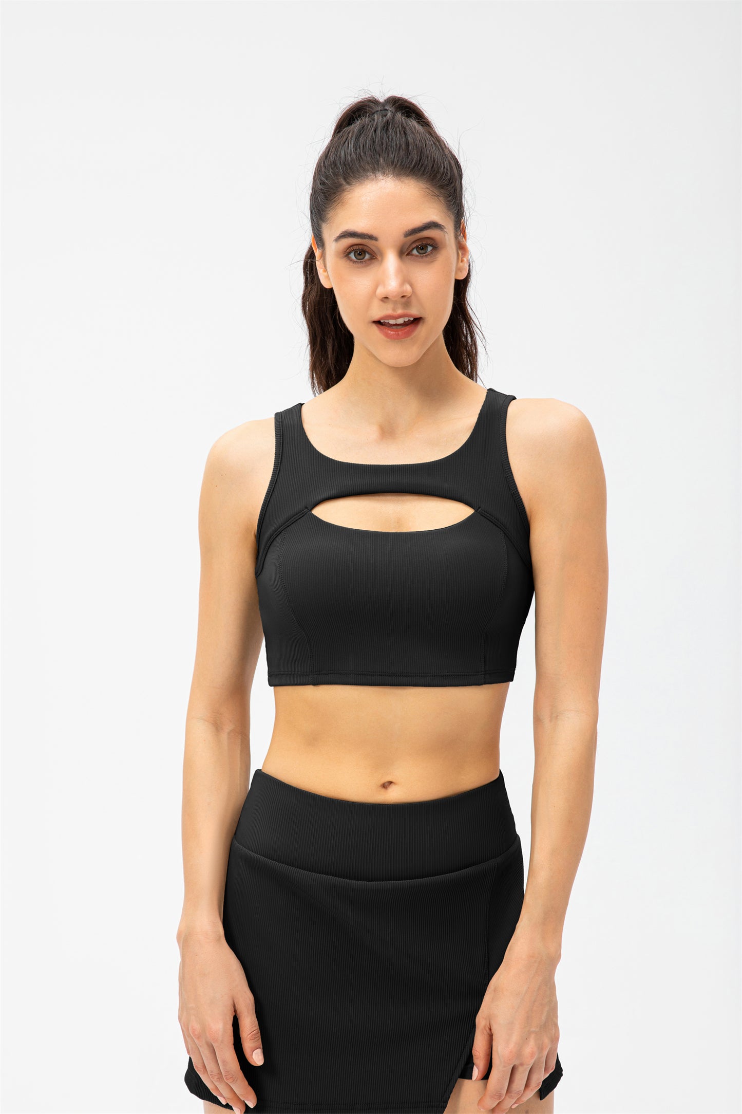 Cut Out Yoga Sports Bra