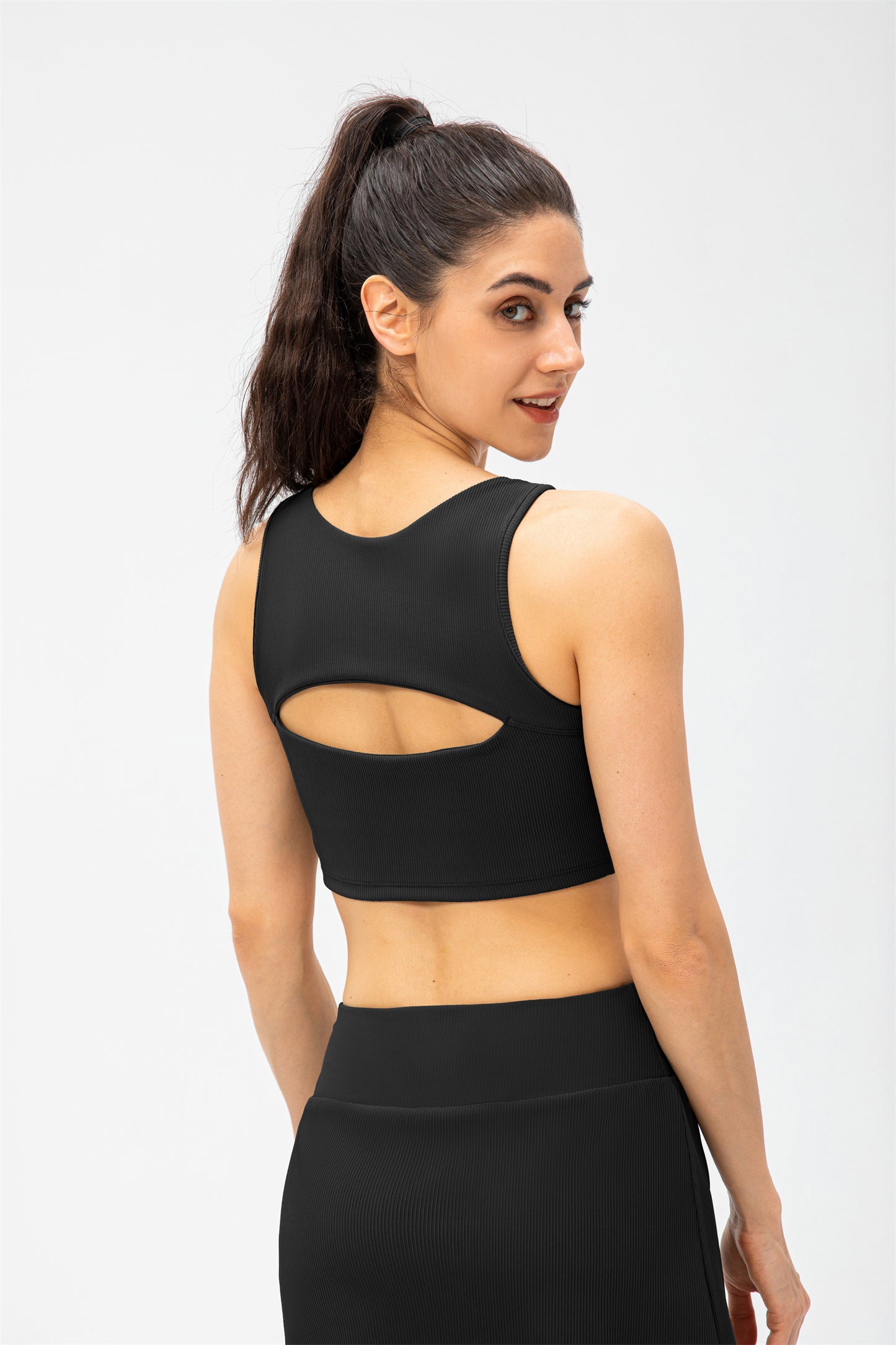 Cut Out Yoga Sports Bra