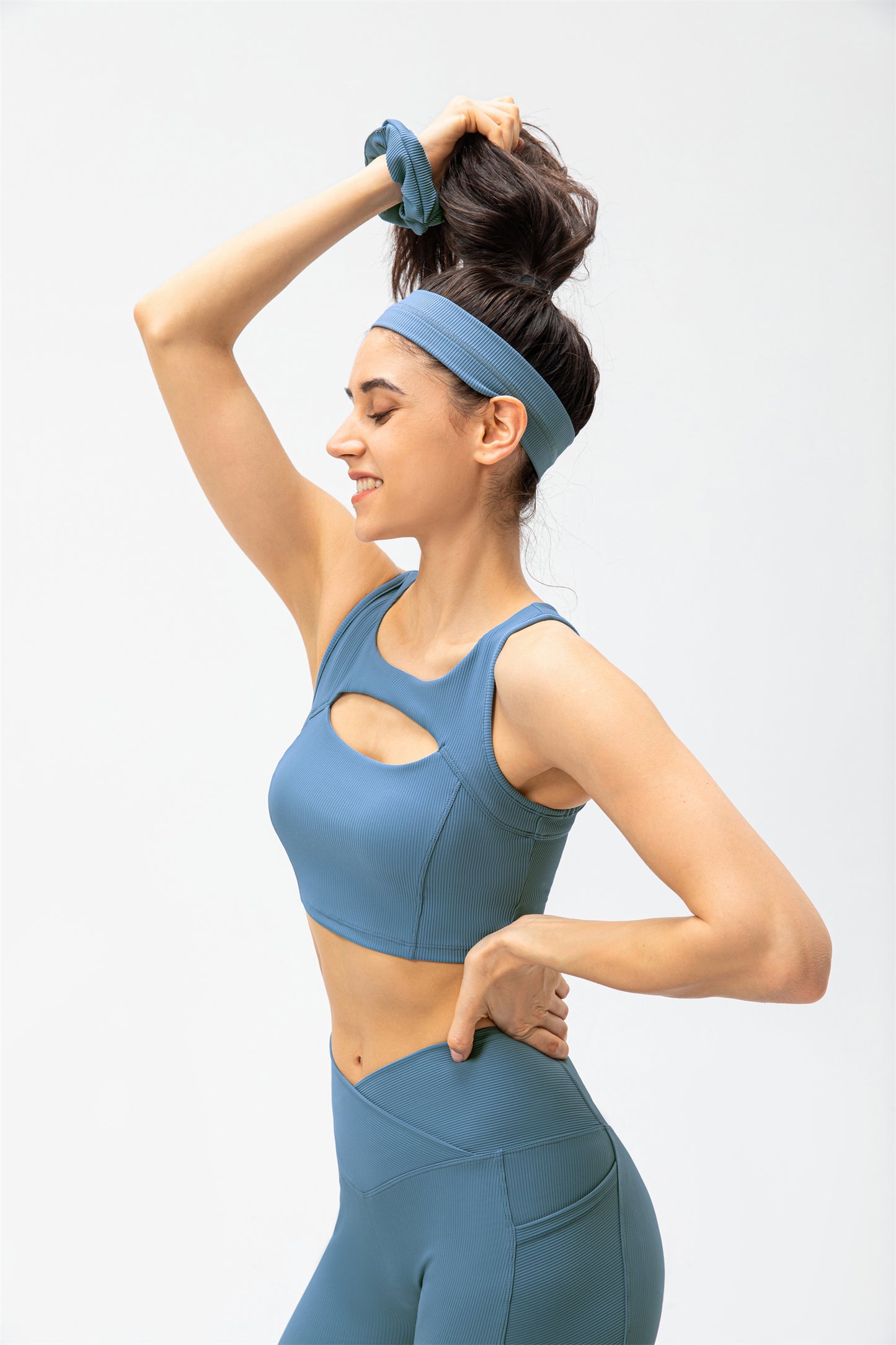 Cut Out Yoga Sports Bra