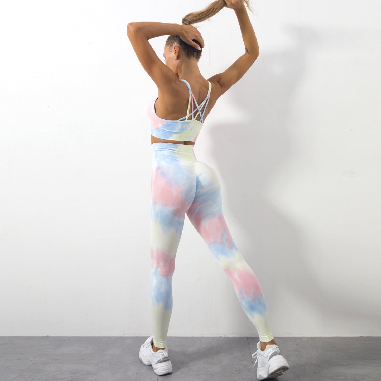 Tie Dye Sports Bra & Leggings